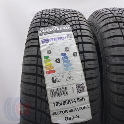 2. 185 65 14 2x GOODYEAR 185/65 R14 86H Vector 4Seasons Gen-3 Ganzjahresreifen 2023 VOLL