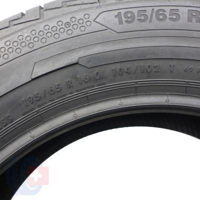 6. 195 65 16C 4x CONTINENTAL 195/65 R16C 104/102T ContiVanContact 100 Sommerreifen 2021/22 VOLL WIE NEU 