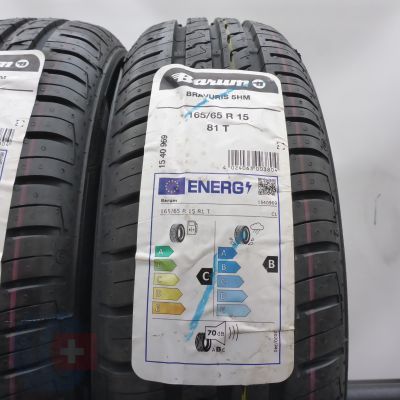 2. 165 65 15 2x BARUM 165/65 R15 81T Bravuris 5HM Sommerreifen 2024 VOLL WIE NEU 