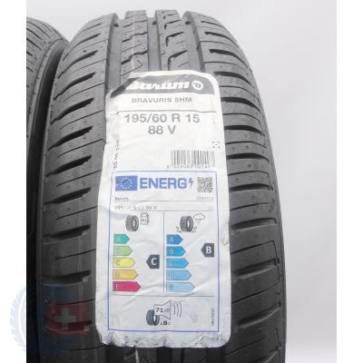 2. 195 60 15 4x BARUM 195/60 R15 88V Bravuris 5 Sommerreifen 2022 VOLL WIE NEU 
