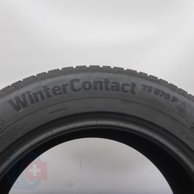 6. 225 65 17 2x CONTINENTAL 225/65 R17 102T WinterContact TS 870 P Winterreifen 2022 8,2-8,4mm