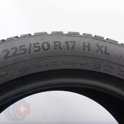 5. 225 50 17 1x CONTINENTAL 225/50 R17 98H XL WinterContact TS 870 Winterreifen 2024 8mm WIE NEU 