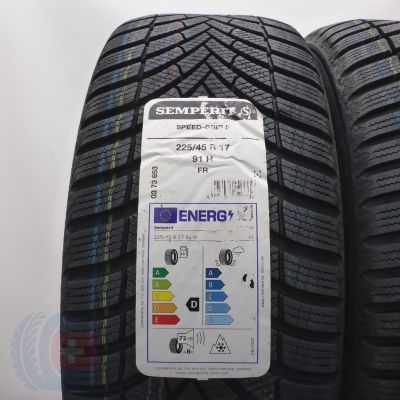 3. 225 45 17 4x SEMPERIT 225/45 R17 91H Speed-Grip 5 Winterreifen 2025 WIE NEU