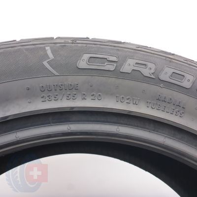 6. 235 55 20 4x CONTINENTAL 235/55 R20 102W CrossContact UHP Sommerreifen 2022 Ungebraucht  
