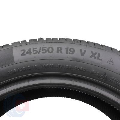 3. 1 x CONTINENTAL 245/50 R19 105V XL WinterContact TS860S RunFlat BMW Winterreifen 2023 7,5mm