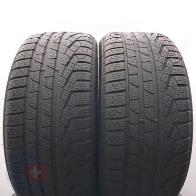 4. 255 45 19 4x PIRELLI 255/45 R19 100V XL NO Sottozero Winter 240 Serie II Winterreifen 2024 6,2-7mm