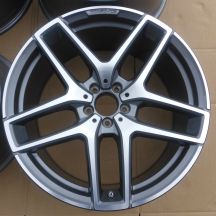 4. 4 x Alufelgen 21 MERCEDES  GLE 5x112 Et52,5/38 10/11J Original AMG RDKS