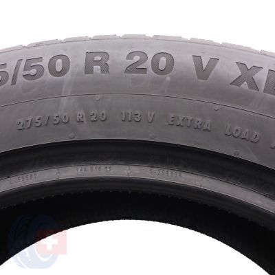 5. 275 50 20 2x CONTINENTAL 275/50 R20 113V XL WinterContact TS850P MO Winterreifen 7mm 2021 Wie Neu