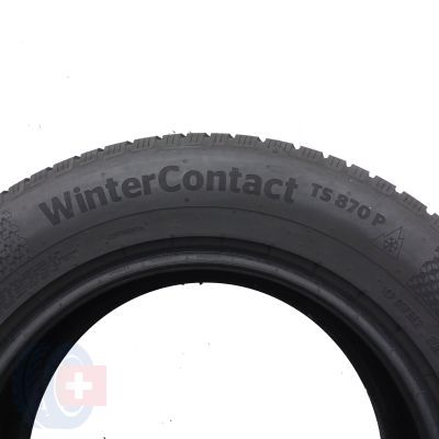 6. 215 65 16 4x CONTINENTAL 215/65 R16 98H WinterContact TS 870 P Winterreifen 2021 6,5-7,5mm