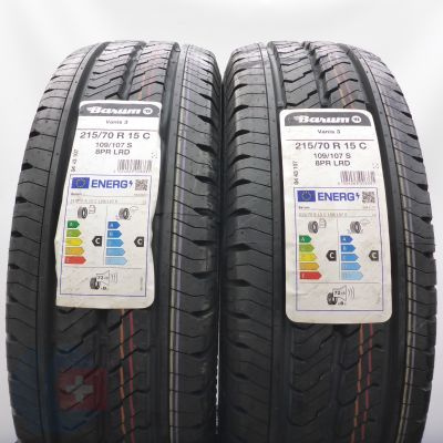 3. 215 70 15C 4x BARUM 215/70 R15C 109/107S Vanis 3 Sommerreifen 2023 VOLL WIE NEU 