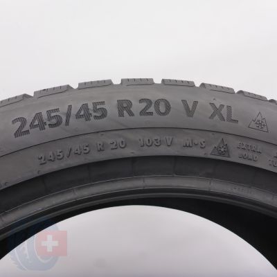 5.  245 45 20 1x CONTINENTAL 245/45 R20 103V XL WinterContact TS 870 P Winterreifen 2025 8,5mm