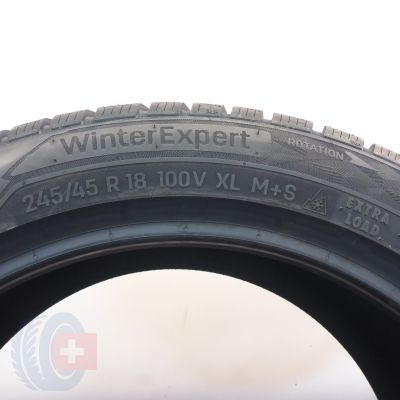 5. 245 45 18 2x UNIROYAL 245/45 R18 100V XL WinterExpert Winterreifen 2023 VOLL WIE NEU 