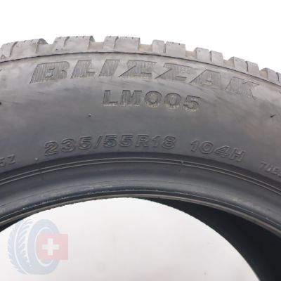6. 235 55 18 4x BRIDGESTONE 235/55 R18 104H XL Blizzak LM005 Winterreifen 2022 7,8 i 7,2mm      