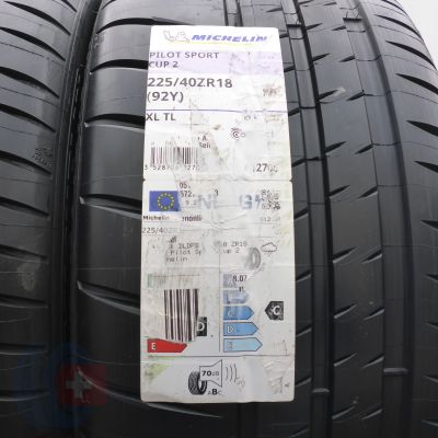 3. 225 4018 4x MICHELIN 225/40 ZR18 92Y XL Pilot Sport Cup 2 Sommerreifen 2026 Ungebraucht   