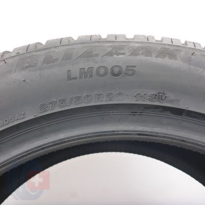 6. 275 50 20 4x BRIDGESTONE 275/50 R20 113V  XL Blizzak LM005 Winterreifen 2021 VOLL WIE NEU 