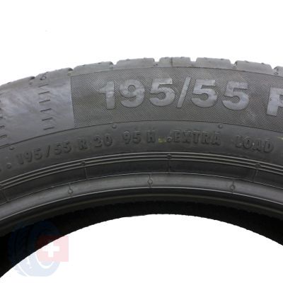 4. 195 55 20 1x CONTINENTAL 195/55 R20 95H XL ContiEcoContact 5 Sonmerreifen 2020 VOLL WIE NEU 
