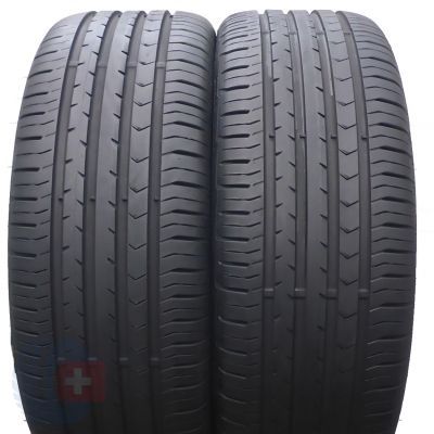 2 x CONTINENTAL 225/55 R17 97W ContiPremiumContact 5 BMW Sommerreifen DOT17 6mm