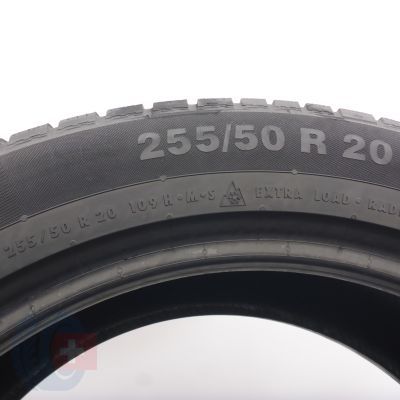 2. 255 50 20 4x CONTINENTAL 255/50 R20 109H XL AO ContiWinterContact TS830P Winterreifen 2018 6,5-7mm