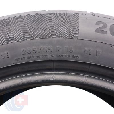 4. 205 55 16 2x CONTINENTAL 205/55 R16 91V ContiPremiumContact 5 Sommerreifen 6,8-7mm 2017