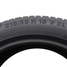 6. 215 55 18 4x CONTINENTAL 215/55 R18 99V XL WinterContact TS850P Winterreifen 8-8,3mm 2021