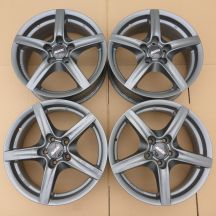 4 x Alufelgen 16 OPEL CHEVROLET 5x105 6,5J ET39 Alutec Trax Astra-J Mokka
