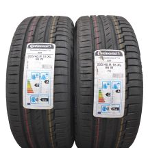 205 40 18 2x CONTINENTAL 205/40 R18 86W XL PremiumContact 6 RSC Sommerreifen 2021 VOLL Wie Neu