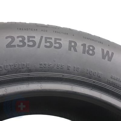 4. 2 x CONTINENTAL 235/55 R18 100W MO EcoContact 6 Sommerreifen 2019 4,8; 5,5mm