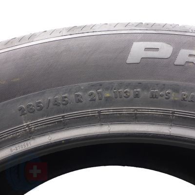 2. 285 45 21 1x CONTINENTAL 285/45 R21 113H XL ProContact RX Seal Sommerreifen M+S 2023 WIE NEU VOLL