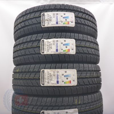 205 75 16C 4x CONTINENTAL 205/75 R16C  110/108R VanContact Winter Winterreifen  2022 VOLL