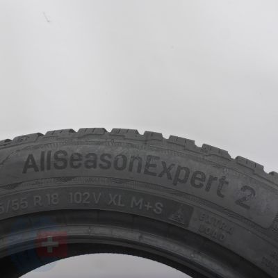 7. 225 55 18 2x UNIROYAL 225/55 R18 102V XL AllSeasonExpert 2 Ganzjahresreifen 2022 7-7,5mm