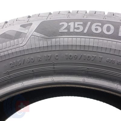 6. 215 60 17C 4x CONTINENTAL 215/60 R17C 109/107T VanContact Eco Sommerreifen 2021 VOLL Wie Neu