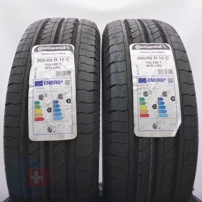  205 65 15C 2x CONTINENTAL  205/65 R15C 102/100T VanContact Ultra Sommerreifen 2022 Ungebraucht   