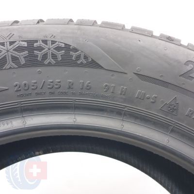 5. 205 55 16 4x ESA TECAR 205/55 R16 91H SuperGrip Pro Winterreifen 2022, 2024 7-7,8mm