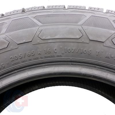4.  205 65 16C 1x Continental 205/65 R16C 107/105T VanContact Winter Winterreifen 2023 6,7mm 