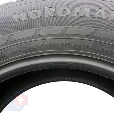 6. 265 60 18 2x NOKIAN 265/60 R18 114T XL Nordman 7 SUV Winterreifen 2019/20 8,8-9mm WIE NEU