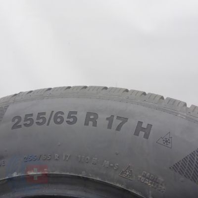 8. 255 65 17 2x CONTINENTAL 255/65 R17 110H WinterContact Ts850 P SUV Winterreifen 2020 Ungebraucht  
