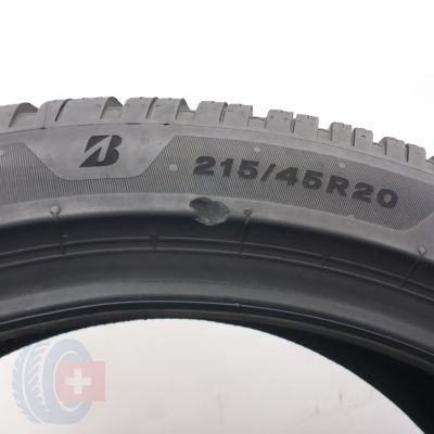 8. 215 45 20 4x BRIDGESTONE 215/45 R20 95W XL Blizzak 6 Winterreifen  2025 7,5 i 7mm     