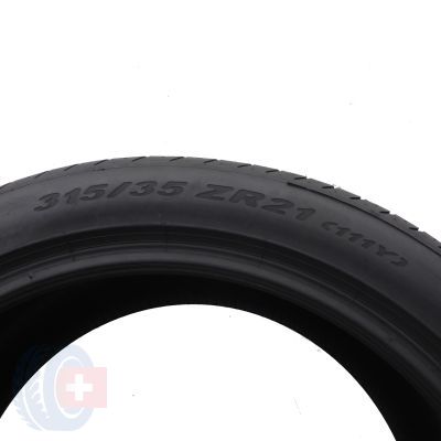 5. 2 x PIRELLI 315/35 ZR21 111Y XL P Zero N0 Sommerreifen 2021 WIE NEU VOLL