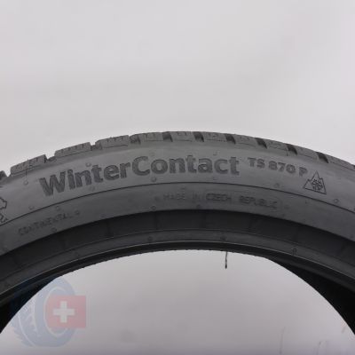 6. 235 40 19 4x CONTINENTAL 235/40 R19 96V XL WinterContact TS 870 P Winterreifen 2024 VOLL WIE NEU