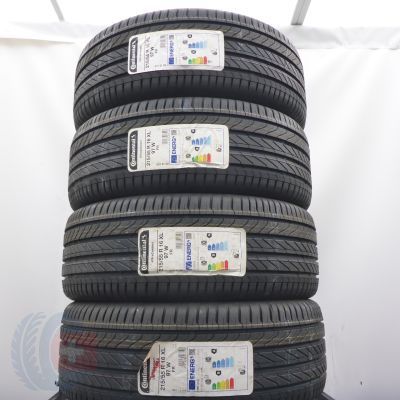 215 55 16 4x CONTINENTAL 215/55 R16 97W XL UltrContact Sommerreifen 2023 VOLL WIE NEU 
