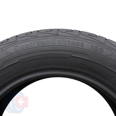 5. 205 65 16C 2x CONTINENTAL 205/65 R16C 107/105T ContiVanContact 100 Sommerreifen 7,8mm 2017