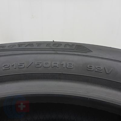 6.  215 50 18 1x DUNLOP 215/50 R18 92V Winter Sport 5 Winterreifen 2025 9mm WIE NEU 