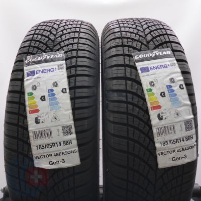 185 65 14 2x GOODYEAR 185/65 R14 86H Vector 4Seasons Gen-3 Ganzjahresreifen 2023 VOLL