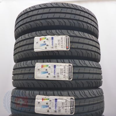  195 75 16C 4x CONTINENTAL 195/75 R16C 107/105R ContiVanContact 200 Sommerreifen 2021/22 VOLL 
