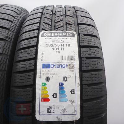 3.  235 55 19 2x CONTINENTAL  235/55 R19 101H CrossContact Winter A0 Winterreifen 2023  VOLL WIE NEU