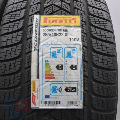 3. 285 40 22 2x PIRELLI 285/40 R22 110V XL Scorpion Winter Winterreifen 2020 VOLL