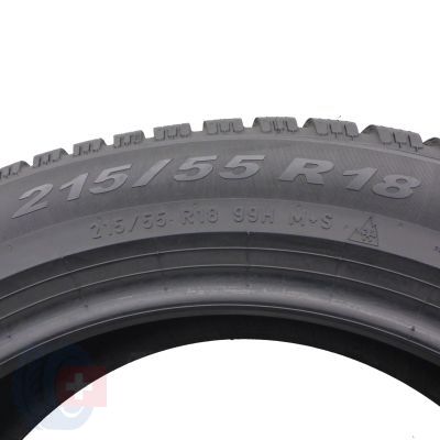 6. 4 x PIRELLI 215/55 R18 99H XL Winter 2 Cinturato Winterreifen 2021 7,8-8,5mm