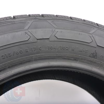 6.  215 60 17C 2x CONTINENTAL 215/60 R17C 104/102H VanContact Winter Winterreifen 2024 9mm