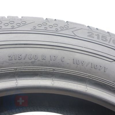 4. 1 x CONTINENTAL 215/60 R17C 109/107T ContiVanContact 200 Sommerreifen 2019 8,5mm Wie Neu