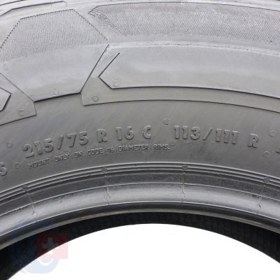 6. 215 75 16C 4x CONTINENTAL 215/75 R16C 113/111R VanContact Winter Winterreifen 2024 7,8-8,5mm